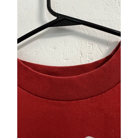 VINTAGE M&Ms Yellow T‎ Shirt Size L/XL Short Sleeve Graphic Red  90s Y2K - Picture 10 of 12